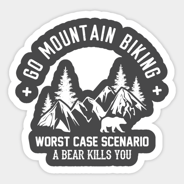 Go mountain biking Sticker by Global Gear